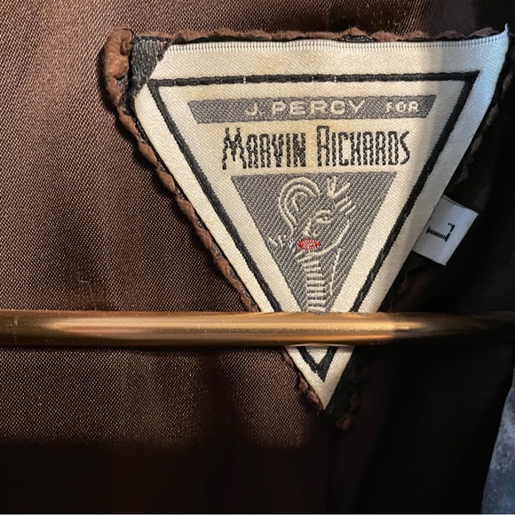 Short(to waist) bovine/bull hide bomber button up, Lge by J.Persy for Marvin Ric - Picture 2 of 15